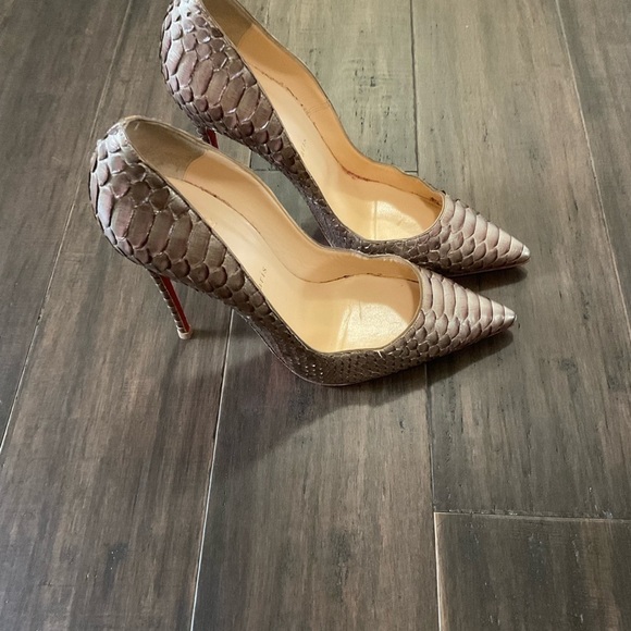 Christian Louboutin Python So Kate 120 Pumps Size 41 US 11 - Picture 2 of 8